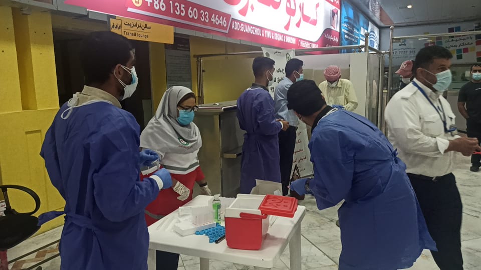 422 مسافر در فرودگاه بینالمللی قشم غربالگری کرونا شدند